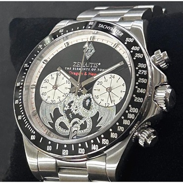 ZEMAITIS ZEMAITIS Watch [ZWCHRONO25DH/ドラゴン＆ハート・デザイン] 画像6