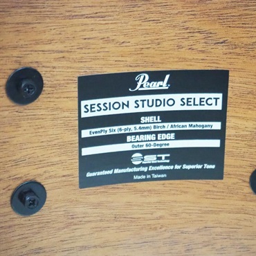 Pearl USED 中古 STS1455S/C [Session Studio Select 14×5.5 Snare Drum /#852 Black Satin Ash 画像9