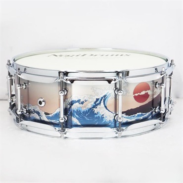 Negi Drums GNF-1450P [1mm Steel 14''x5'' Snare Drum - 銀富士]【Made in Japan】 画像1