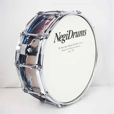 Negi Drums GNF-1450P [1mm Steel 14''x5'' Snare Drum - 銀富士]【Made in Japan】 画像3