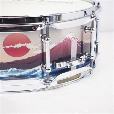 Negi Drums GNF-1450P [1mm Steel 14''x5'' Snare Drum - 銀富士]【Made in Japan】 画像6
