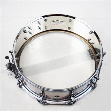 Negi Drums GNF-1450P [1mm Steel 14''x5'' Snare Drum - 銀富士]【Made in Japan】 画像8