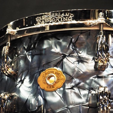 Slingerland Radio King Limited Edition Snare Drum 14×7 [(Black Diamond Pearl/SLFP0714SMK069-LTD]【店頭展示特価品】 画像2
