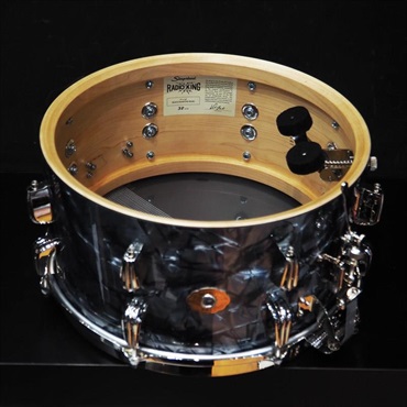 Slingerland Radio King Limited Edition Snare Drum 14×7 [(Black Diamond Pearl/SLFP0714SMK069-LTD]【店頭展示特価品】 画像8