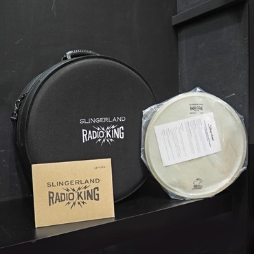 Slingerland Radio King Limited Edition Snare Drum 14×7 [(Black Diamond Pearl/SLFP0714SMK069-LTD]【店頭展示特価品】 画像10
