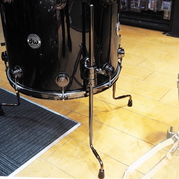 dw Collector's Hybrid Shell PurpleCore/Maple 4pc Drum Kit [BD22，FT16，TT12&10 / Piano Black] 画像5