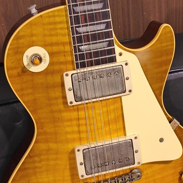 Gibson 【GIBSON×AQUBEストラッププレゼント】Murphy Lab 1959 Les Paul Standard Reissue Green Lemon Fade Ultra Light Aged SN. 952165 画像4