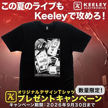 keeley 【Keeley 夏のTシャツキャンペーン】【イケベスペシャルオーダーモデル】Katana Boost カタナブースト [Gloss Black×Gold LTD]（keeley キーリー）ブースター 画像7