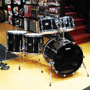YAMAHA 【Steve Gadd 2025 JAPAN Tour ご本人使用機材！】Recording Custom 5pcs Drum Kit - Solid Black-[20BD，10TT，12TT，14FT，16FT＆スネアスタンド・シンバルスタンド・ドラムスローン] 画像1