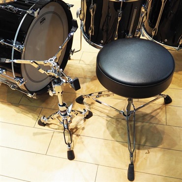 YAMAHA 【Steve Gadd 2025 JAPAN Tour ご本人使用機材！】Recording Custom 5pcs Drum Kit - Solid Black-[20BD，10TT，12TT，14FT，16FT＆スネアスタンド・シンバルスタンド・ドラムスローン] 画像9