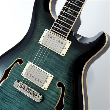 P.R.S. USED 中古 SE Hollowbody II Piezo (Peacock Blue Burst) SN.CTCI02927 画像3