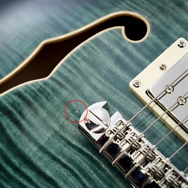 P.R.S. USED 中古 SE Hollowbody II Piezo (Peacock Blue Burst) SN.CTCI02927 画像4