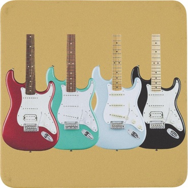 Fender USA 【夏のボーナスセール】 Fender Stratocaster Modern Design Coaster Set (#9106107002) 画像1