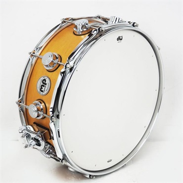 dw DRS00514SSC104 [Collector's Pure Maple Snare Drum Standard Shell 14×5 / Amber Satin Oil] 画像3