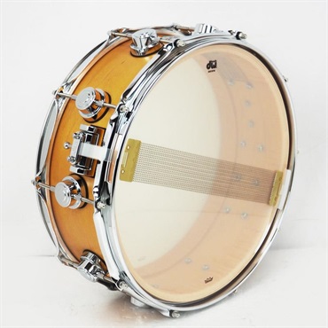 dw DRS00514SSC104 [Collector's Pure Maple Snare Drum Standard Shell 14×5 / Amber Satin Oil] 画像4