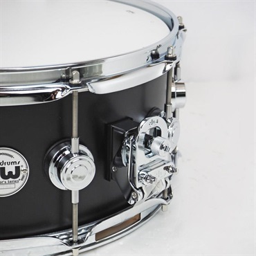 dw DRS00614SSC107 [Collector's Pure Maple Snare Drum Standard Shell 14×6 / Ebony Satin Oil] 画像5