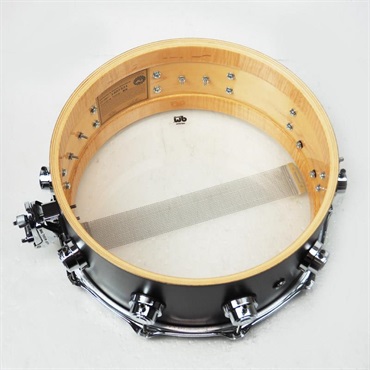 dw DRS00614SSC107 [Collector's Pure Maple Snare Drum Standard Shell 14×6 / Ebony Satin Oil] 画像8