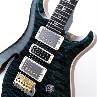 P.R.S. 【Paul Reed Smith氏サインイン入りバックプレート付属！】 Ikebe 50th Anniversary Wood Library Special Semi-Hollow (Teal) SN.0402031 画像3