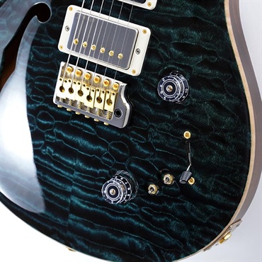 P.R.S. 【Paul Reed Smith氏サインイン入りバックプレート付属！】 Ikebe 50th Anniversary Wood Library Special Semi-Hollow (Teal) SN.0402031 画像4
