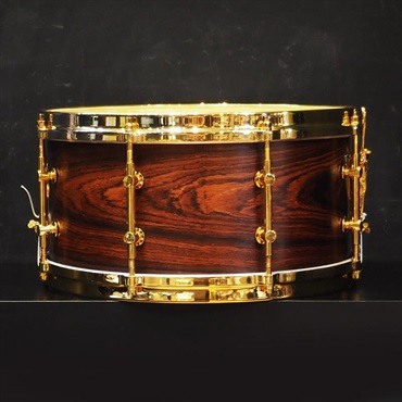 No Bland USED 中古 Lang Percussion Billy Gladstone Cocobolo Solid Shell Snare Drum 14x7 /Gold Hardware/3-Way Tuning 画像1