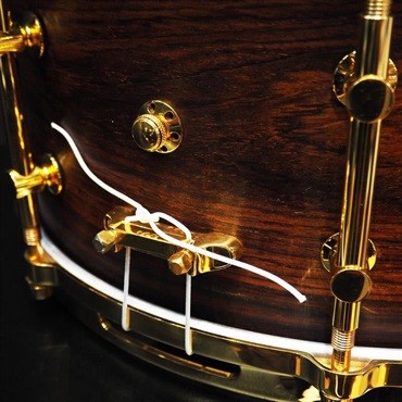 No Bland USED 中古 Lang Percussion Billy Gladstone Cocobolo Solid Shell Snare Drum 14x7 /Gold Hardware/3-Way Tuning 画像8
