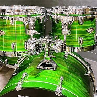TAMA Starclassic Walnut/Birch 4pc Drum Kit - Lacquer Shamrock Oyster [WBS42S-LSO]【店頭展示特価品】 画像1