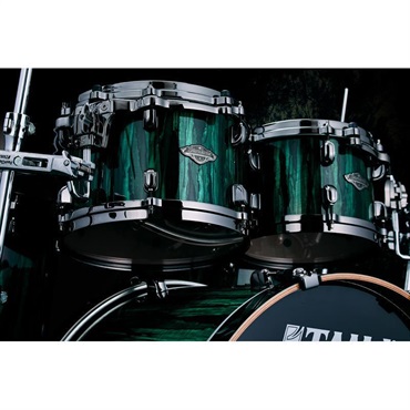 TAMA MBS52RZBNS-GGA [Starclassic Performer 5pcs Kit - Green Grove Aurora Finishes w/Black Nickel Hardware]【限定品】【店頭展示特価品】 画像5