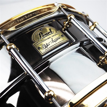 Pearl USED 中古 SF1465 [Steve Ferrone Signature Model 14×6.5- Black Nickel Over Brass-] 画像2