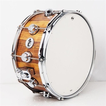 dw DRX66514SSC634 [Collector's Pure Maple Old Style VLT Shell 14×6.5 / Natural Hard Satin Over Vertical Tropical Olive] 【店頭展示特価品】 画像3