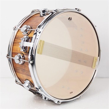 dw DRX66514SSC634 [Collector's Pure Maple Old Style VLT Shell 14×6.5 / Natural Hard Satin Over Vertical Tropical Olive] 【店頭展示特価品】 画像4