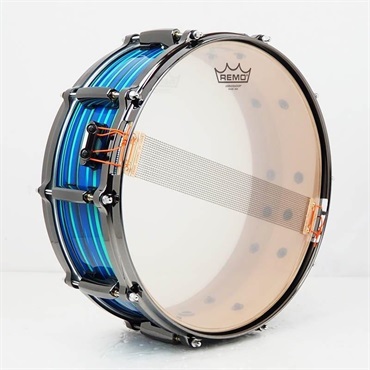Pearl MMGC1450S/BN #T10 [Masters Maple Gum 14×5 Snare Drum - Blue Swirl w/Nickel Hardware]【Pearlファクトリーツアー2024オーダー品】【店頭展示特価品】 画像4
