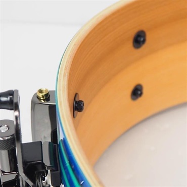 Pearl MMGC1450S/BN #T10 [Masters Maple Gum 14×5 Snare Drum - Blue Swirl w/Nickel Hardware]【Pearlファクトリーツアー2024オーダー品】【店頭展示特価品】 画像9