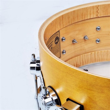 dw DRS006514SSC104 [Collector's Pure Maple Snare Drum Standard Shell 14×6.5 / Amber Satin Oil] 画像10