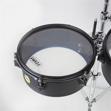 TAMA USED 中古 MT1012STBK 【アタッチメント、他社製ケース付属】[Black Steel Mini-Tymps 10＋12] 画像1