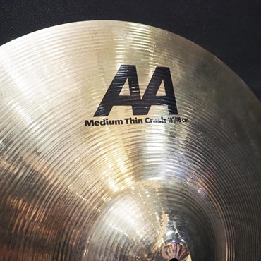 SABIAN USED 中古 AA-18MTC-B [AA Medium Crash 18 Brilliant Finish / 1400g] 画像3