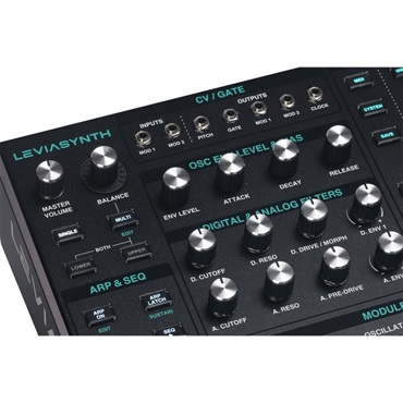 Ashun Sound Machines Leviasynth Desktop リヴァイアシンセ (デスクトップ) 16ボイス・8オシレーター構成ハイブリッド・アルゴリズミック・シンセサイザー 画像5