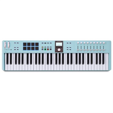 Arturia KEYLAB ESSENTIAL 61 MK3 AQUAMARINE (アートリア)(MIDIコントローラー)(限定カラー)(アクアマリン) 画像1