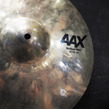 SABIAN USED 中古 AAX Medium Hats 14 Brilliant[978ｇ/1302g] 画像9