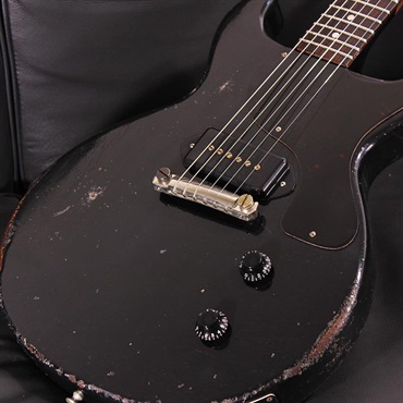 Gibson Murphy Lab 1960 Les Paul Junior Double Cut Reissue Ultra Heavy Aged Ebony SN. 04756 画像4