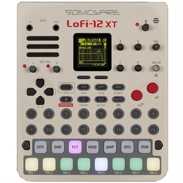SONICWARE Lofi-12 XT [Limited Reto] (限定レトロ・グレー) + 純正ケースセット (台数限定・特別セット価格) ソニックウェア ローレゾ・デジタイズ・サンプラー 画像1