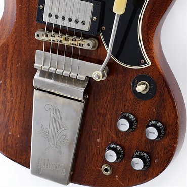 Gibson 【GIBSON×AQUBEストラッププレゼント】Murphy Lab 1964 SG Standard Reissue with Maestro Vibrola Heavy Aged Faded Cherry SN.5042841 画像4