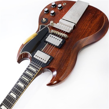 Gibson 【GIBSON×AQUBEストラッププレゼント】Murphy Lab 1964 SG Standard Reissue with Maestro Vibrola Heavy Aged Faded Cherry SN.5042841 画像5
