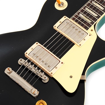 Gibson 【GIBSON×AQUBEストラッププレゼント】1958 Les Paul Standard Ebony Top Metallic Sea Green　【S/N  851138】 画像3