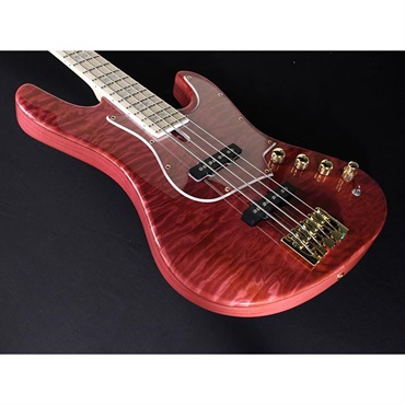Phoenix Bomber Bass/BB-4 Custom Quilted Maple (Pink) 画像4