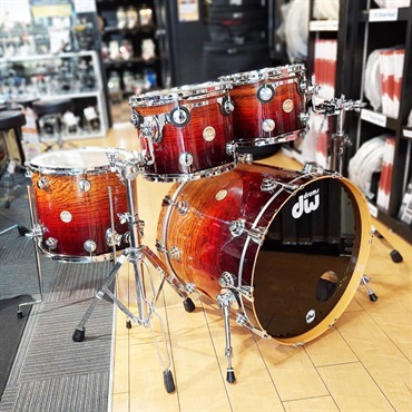 dw USED 中古 Collector's Maple 4pc Drum Kit [BD22，TT12，TT13，FT16 / ソフトケース付属] 画像1