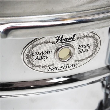 Pearl USED 中古 SensiTone Brass 14×5 Snare Drum 画像1