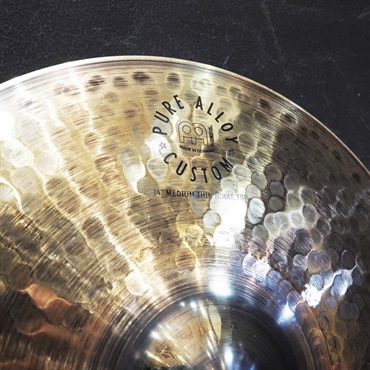 MEINL USED 中古 Pure Alloy Custom Medium Thin Hihats 14 [PAC14MTH/Top:956g Bottom:1094g] 画像3
