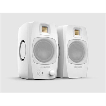 ADAM D3V White + OYAIDE製高品質オーディオケーブルセット(TRS-TRS 1.0m)(ペア)(国内正規品)(アダム)(モニタースピーカー)(ホワイト)(オヤイデ) 画像2