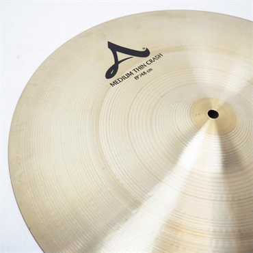 Zildjian USED 中古 A Zildjian Medium Thin Crash 19 [NAZL19C.MT][1718g] 画像2