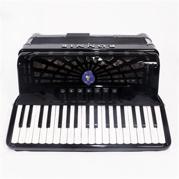 RONNIE Jubilate96 BK 国内仕様 37鍵盤 96ベース M.M.L ピアノ式 ロニー Black イタリアパーツ使用 アコーディオン 画像3